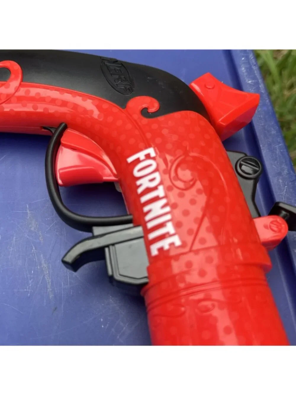 Nerf Fortnite Flint-Knock Flintlock Red Pistol Dart Gun Blaster No Darts